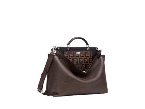 fendi peekaboo brown|fendi peekaboo price.